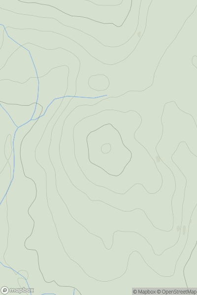 Thumbnail image for Hog Hill [The Glenkens to Annandale] showing contour plot for surrounding peak